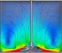 Mezclador Floculador - Simulación Fluidodinámica